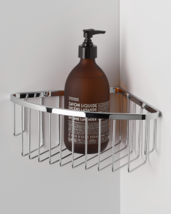 Hjørnehylde krom, Decor Walther