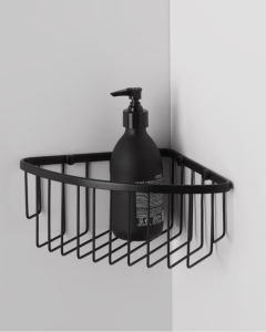 Hjørnehylde sort, Decor Walther