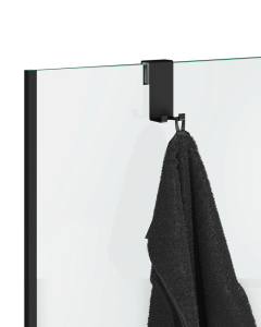 Holder t/skraber mat sort, 8,2x4x4,4, (glas 6,8,10mm)