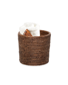 kurv mørk rattan, 18 x Ø19