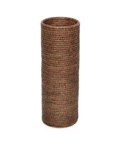 Beholder til WC papir mørk rattan, 44,5 Ø16