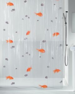 Plastik badeforhæng Goldfish 180x200