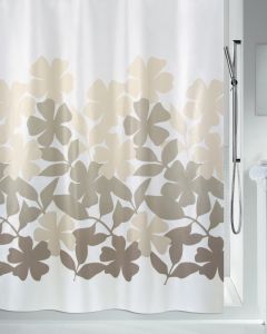 Tekstil badeforhæng Fleury beige/grey 180x180