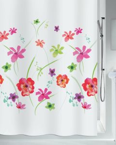 Tekstil badeforhæng Flower Meadow 180x200