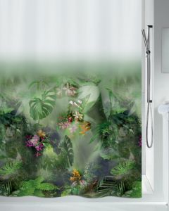 Tekstil badeforhæng Jungle 180x200