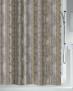 Tekstil badeforhæng Roman wood 120x200