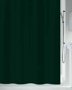 Tekstil badeforhæng Primo dk.green 180x200