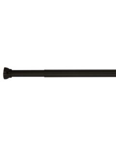 Forhængsstang Kreta 125-220 cm matsort