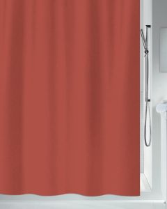Tekstil badeforhæng Primo Terracotta 180x200