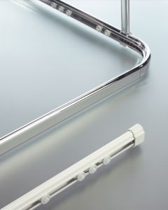 Surprise forhængsstang hvid, 90x90 cm