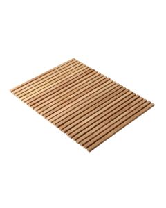 Teaktræ måtte 60x80 cm.