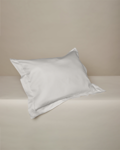 Pudevår 50x60 cm. lys beige, vinge/hotelluk, egyptisk bomuldssatin