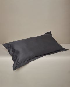 Satin pudevår 50x90 cm. grafit, wings/hotel closing Egyptisk