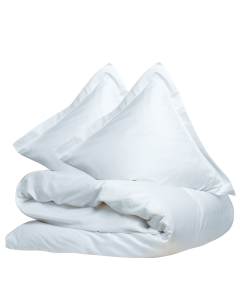 140x200 cm. dynebetræk, hvid, Egyptisk bomuldssatin