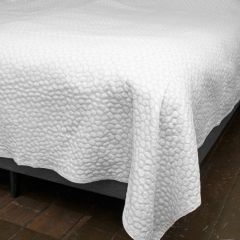 Sengetæppe 240x260 cm. hvid Nyhavn