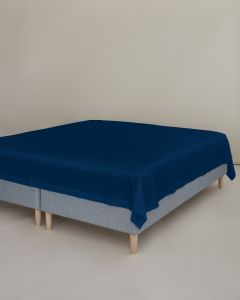 Fladt lagen 150x260 cm. marine, percale