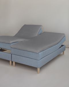 Percale H60-180x210x11 cm. mørkegrå