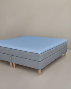 Percale kuvert 140x200 lyseblå