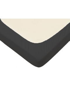 Faconlagen 60x120x15 cm. grå, øko GOTS