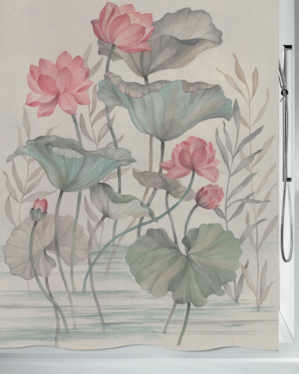 Tekstil badeforhæng Jaya 180x200