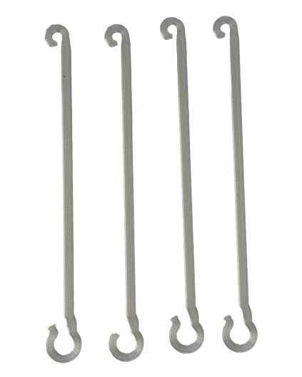 Ophængskrogeforlænger +10 cm., transparent plast, CPH