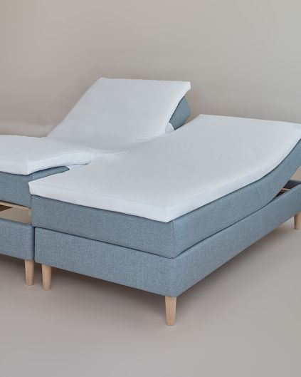 Percale H70-180x200x7 cm. hvid