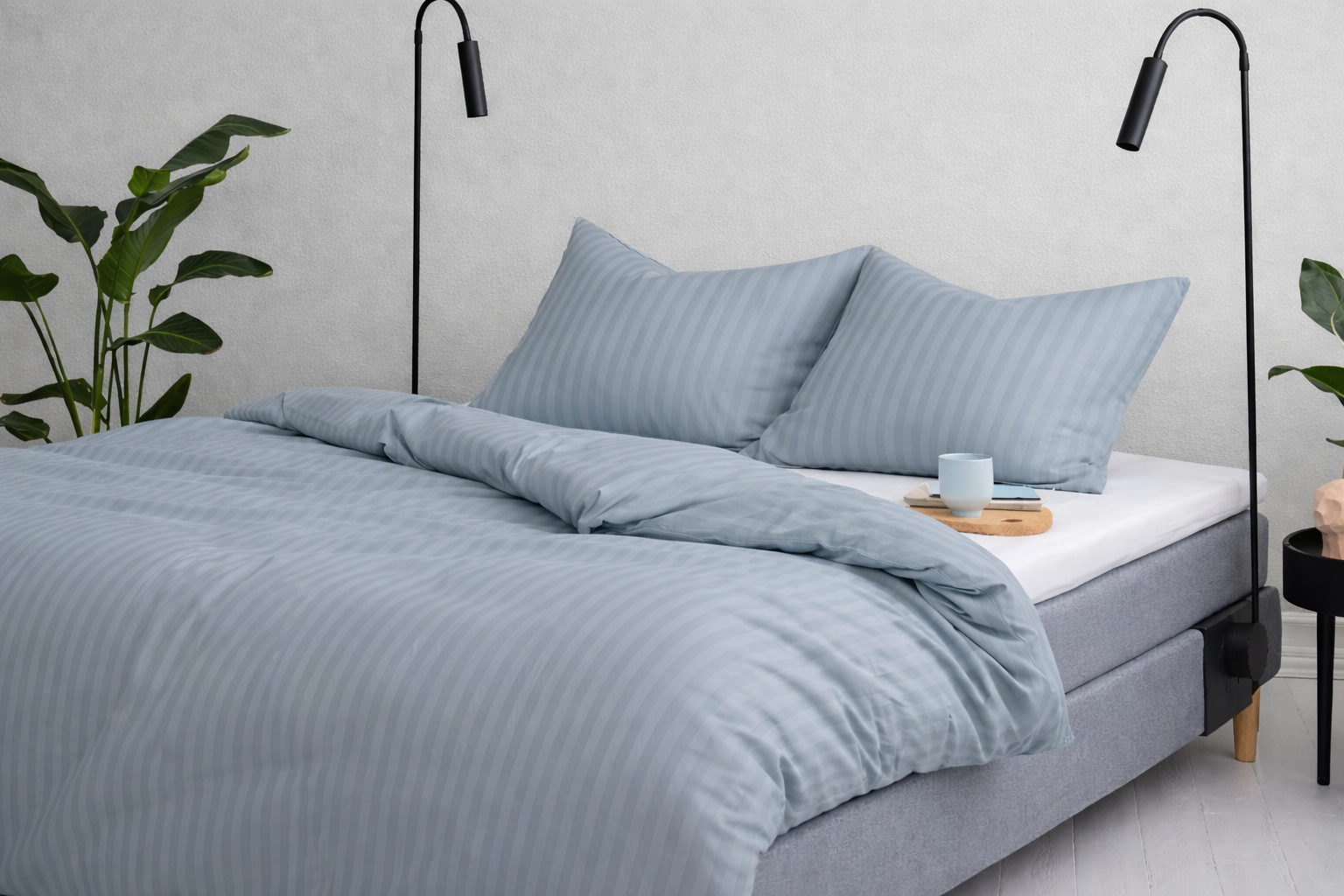 CITY støvet blå sengesæt