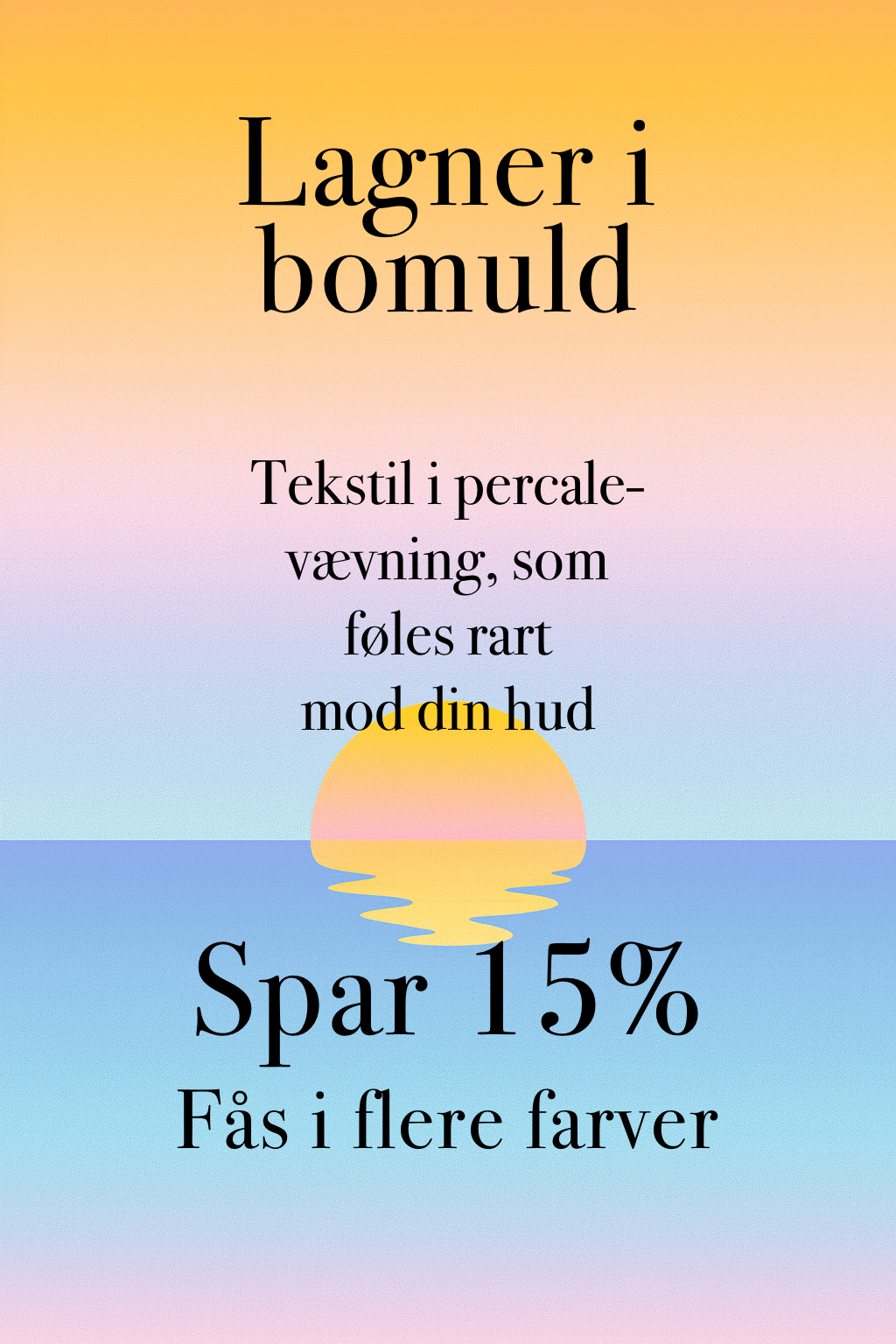 Lagen i bomuldspercale