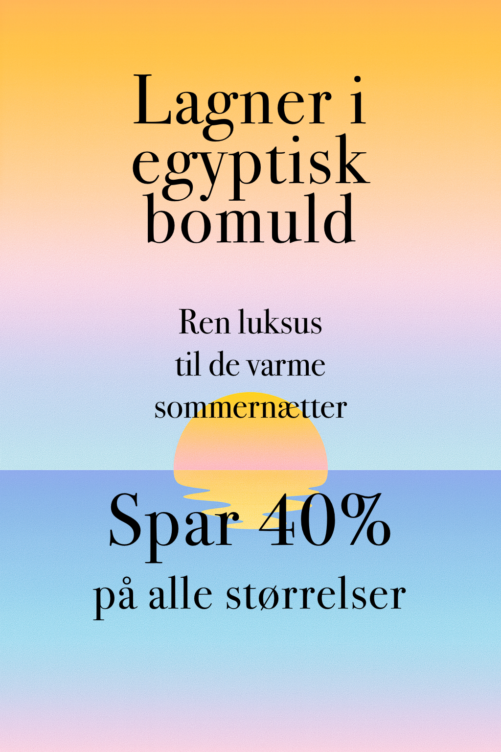 Egyptisk bomuldssatin