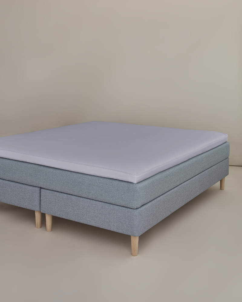 Kuvertlakan ljusgrå percale
