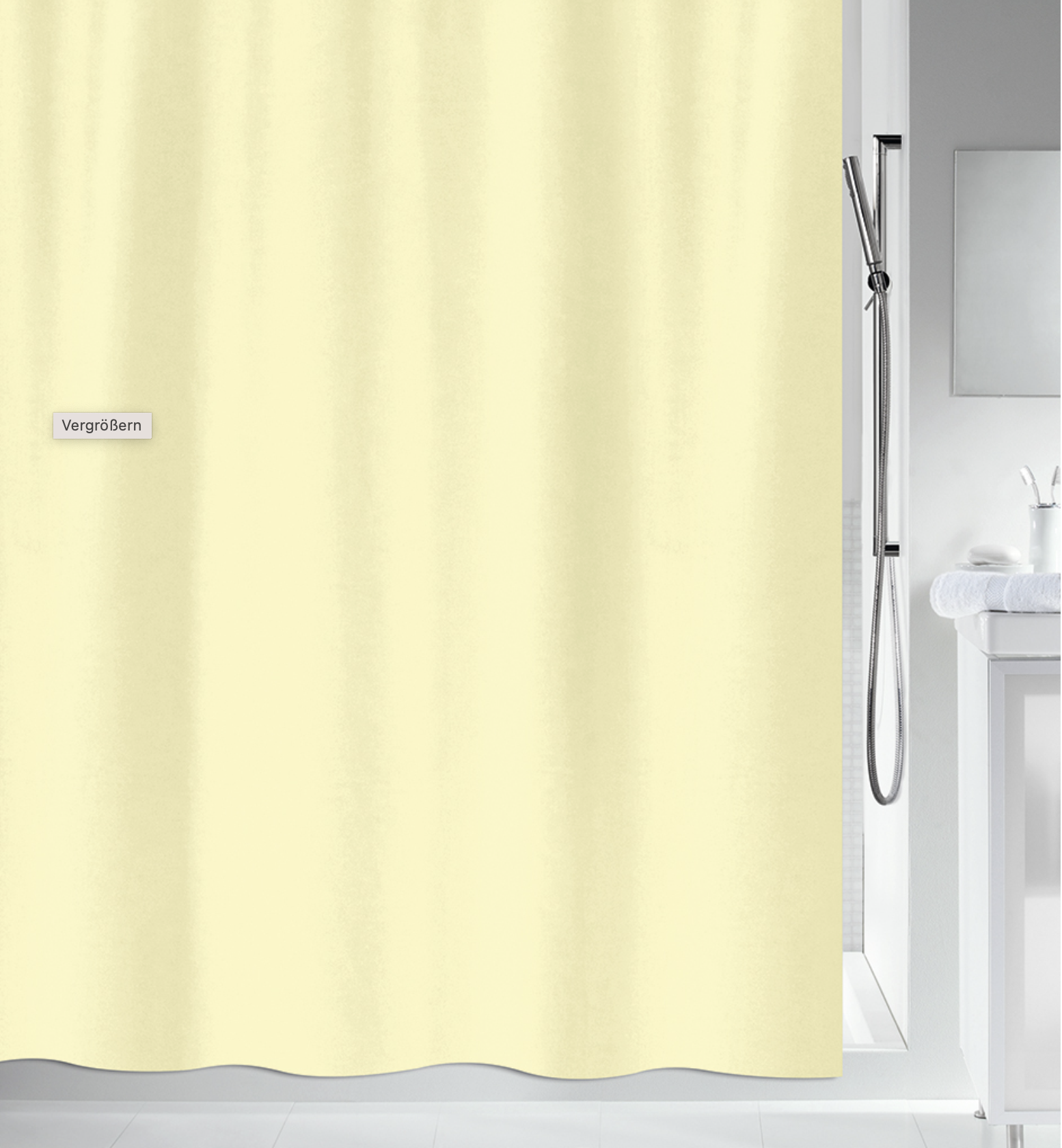 Badeforhæng Primo Light Yellow